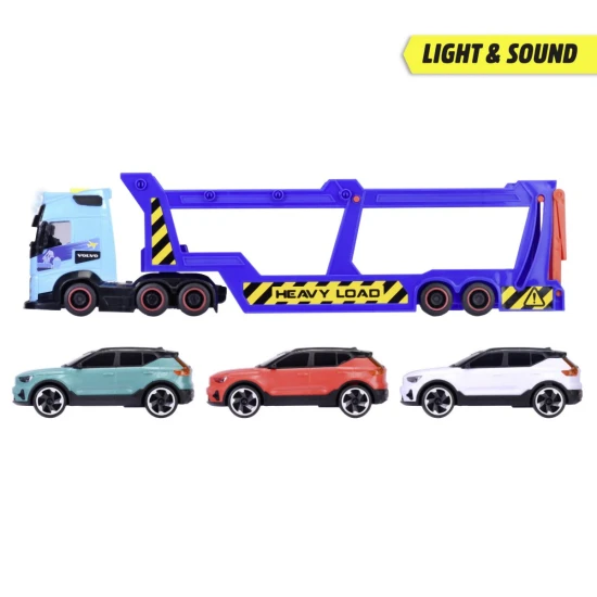 Autotransportér Volvo FH 16 40 cm s 3 autami Autotransportér Volvo FH 16 40 cm s 3 autami – Dickie Toys D3747017