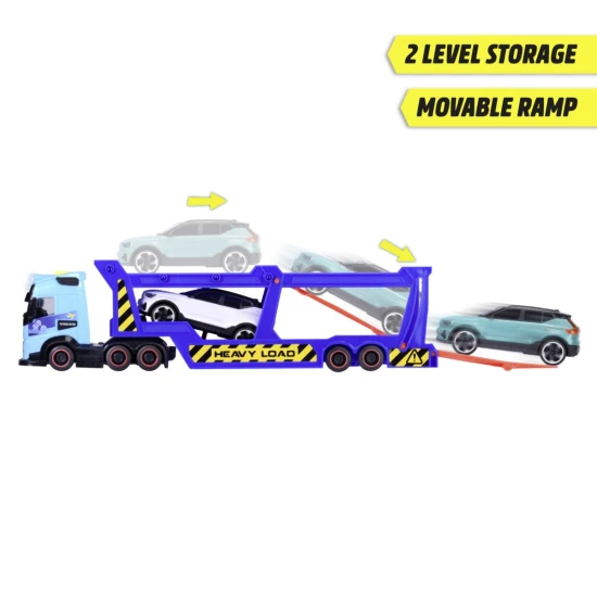 Autotransportér Volvo FH 16 40 cm s 3 autami Autotransportér Volvo FH 16 40 cm s 3 autami – Dickie Toys D3747017