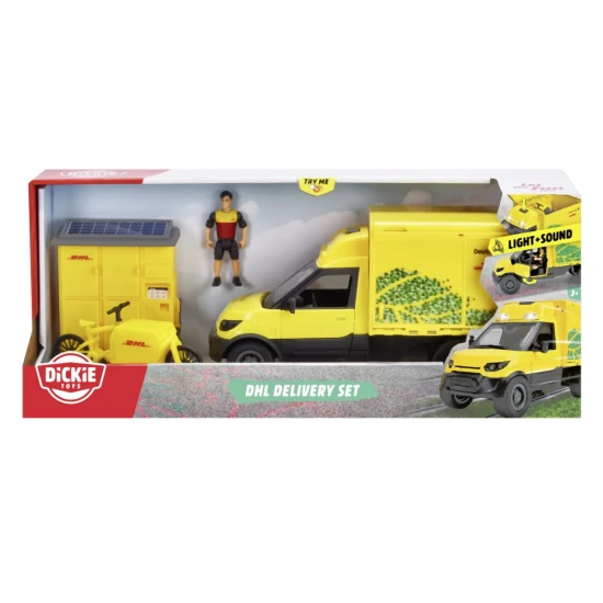 DHL súprava zásielkovej dopravy 25 cm – Dickie Toys D3747020