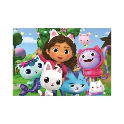 Puzzle Gabby's Dollhouse Na záhrade 24 dielikov