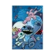 Neónové detské puzzle Stitch XL – 100 veľkých dielikov, ktoré svietia v tme, ideálne pre deti od 5 rokov.