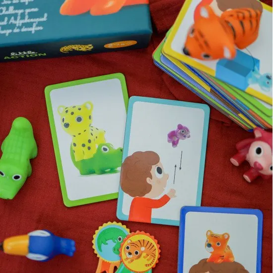 Hra Veselá džungľa spoločenská hra plná pohybu a šikovnosti.