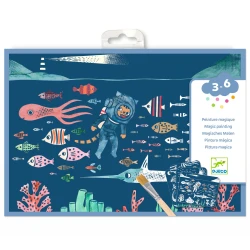 Maľovanie vodou V oceáne