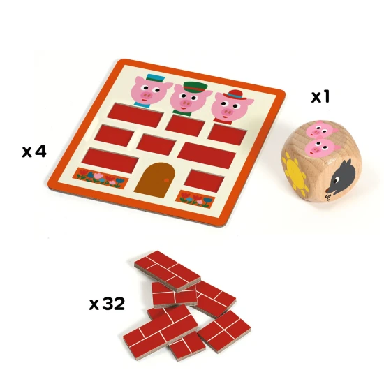 Kocková hra Toc Toc Bricks – Djeco DJ00839