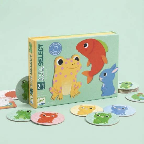 Interaktívna hra pre deti – triedenie kariet podľa zvierat a farieb