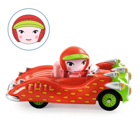 Kovové autíčko Crazy Motors Lady Berry – Djeco DJ05452