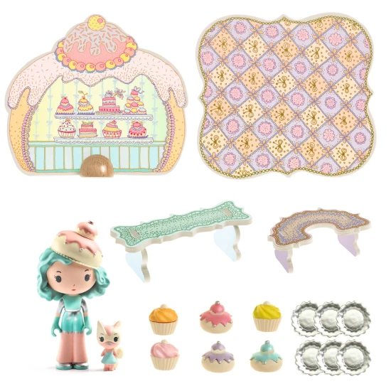 Djeco Tinyly Cukrárenský stánok Tiny Cakes Djeco Tinyly Cukrárenský stánok Tiny Cakes