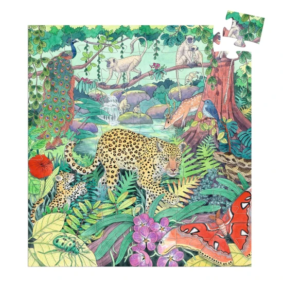 Djeco Puzzle Indická džungľa 54 dielikov