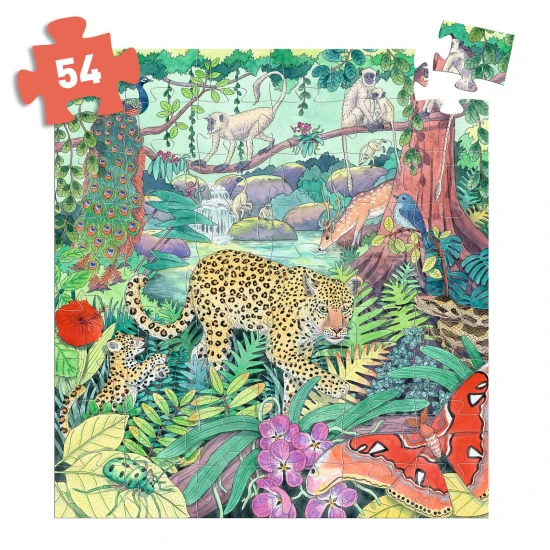 Djeco Puzzle Indická džungľa 54 dielikov