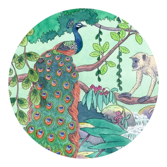 Djeco Puzzle Indická džungľa 54 dielikov