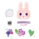 Djeco Kreatívna sada Šitie kabelky Miss Bunny