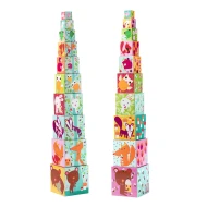 Kocky pyramída Lesné zvieratká