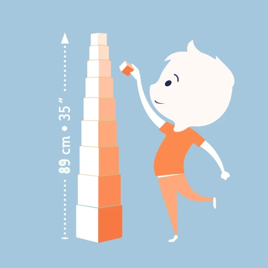 Kocky pyramída Lesné zvieratká