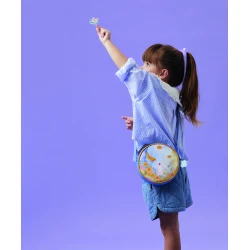 Kruhová kabelka Biely zajko