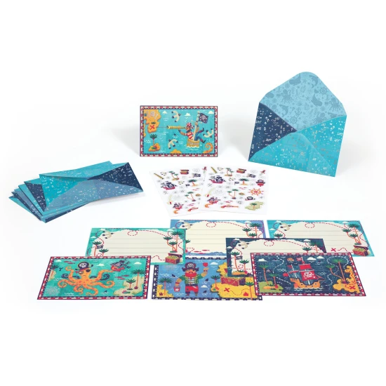 Pozvánky & samolepky Piráti