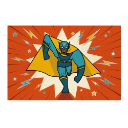 Pozvánky & samolepky Superhrdinovia