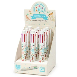 Dúhové šesťfarebné pero Tina