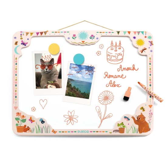 Magnetická tabuľka s fixkou Mačka