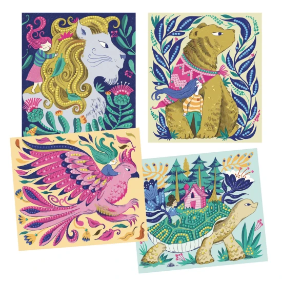 Diamantová mozaika Mýtické bytosti