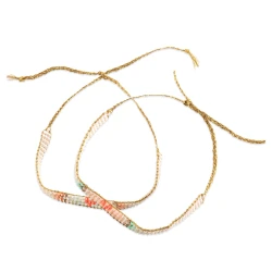 Tvorenie náramkov priateľstva Prepletané