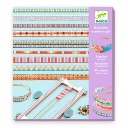 Výroba tkaných náramkov s veľkými korálkami