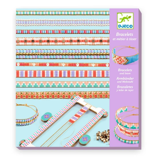 Výroba tkaných náramkov s veľkými korálkami