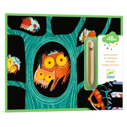 Učím sa o zvieratkách: Vyškrabovacie obrázky (5 ks)