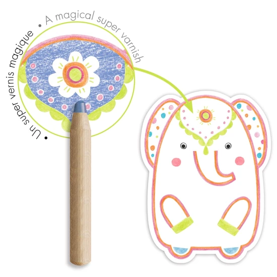 Magické vyfarbovanie farbičkou Divé zvieratká