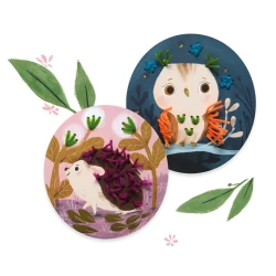 Úvod do navliekania/vyšívania vlnou pre predškolákov