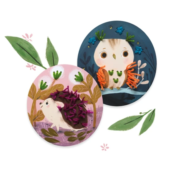 Úvod do navliekania/vyšívania vlnou pre predškolákov