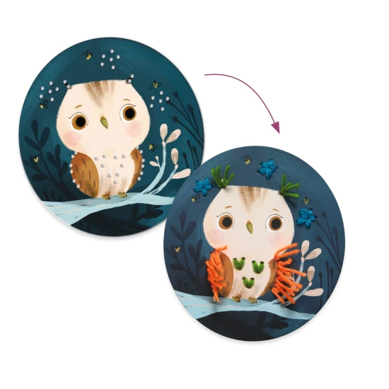 Úvod do navliekania/vyšívania vlnou pre predškolákov