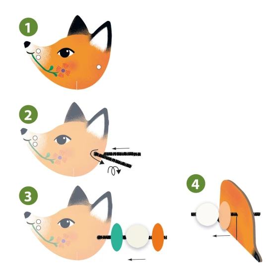 Navliekanie korálok Roztomilé zvieratká