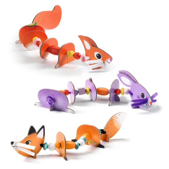 Navliekanie korálok Roztomilé zvieratká