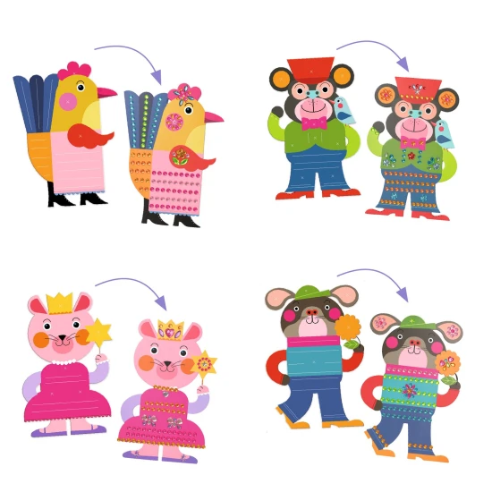 Tvorenie s kamienkami Zvieratká a drahokamy