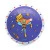 Lopta Superheroes 22 cm