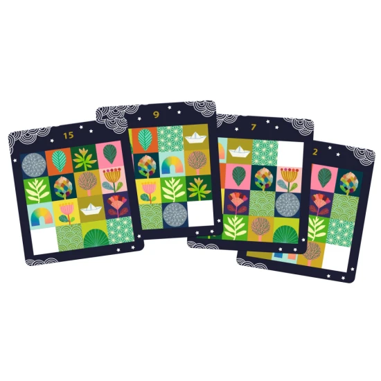 SOLOGIC Hlavolam Taquin Logic od Djeco – 15-dielne drevené posuvné puzzle pre rozvoj logiky a sústredenia.