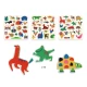 Plstené samolepky Zvieratká 60 ks 