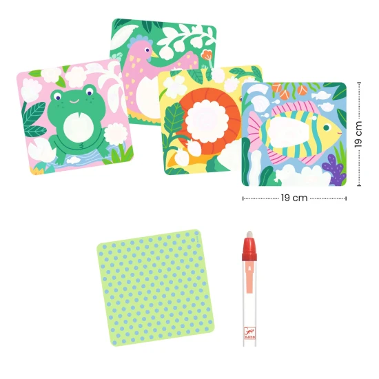 Magické vyfarbovanie vodou Mamička a mláďatko