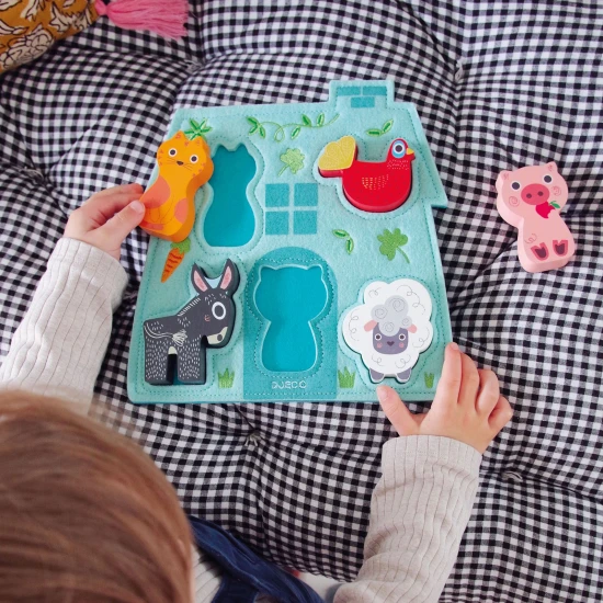 Drevené puzzle Mouki