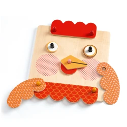 Drevená skladačka CreaFaces