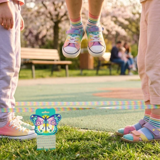 Guma na skákanie Motýľ