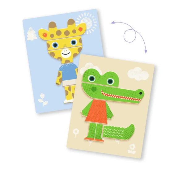 Magnetická hračka InZeBox Miešame zvieratká