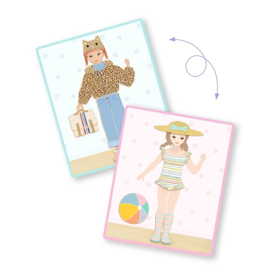 Magnetická skladačka Obliekanie