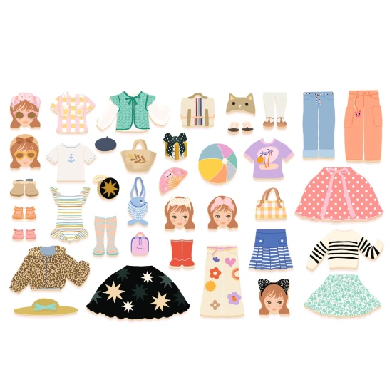 Magnetická skladačka Obliekanie