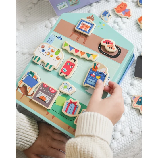 Magnetická hračka InZeBox Domček