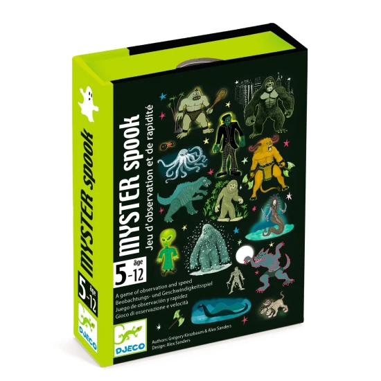 Myster Spook – detektívna karta hra s farebnými strašidlami, ktorá rozvíja postreh a koncentráciu detí.