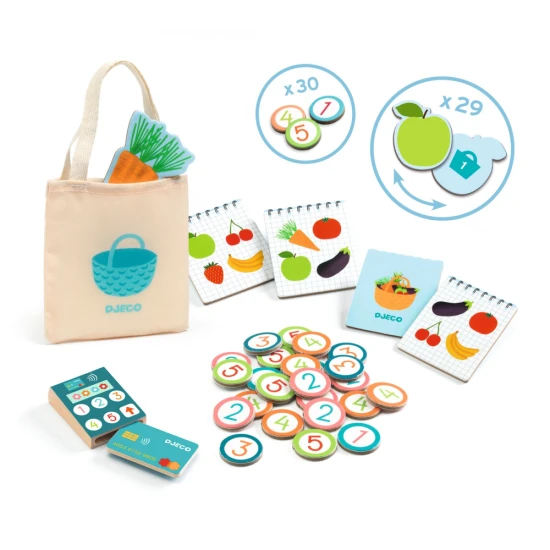 Hra na nakupovanie Malý trh Léa a Milo