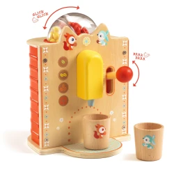 Drevený espresso kávovar - Hra na baristu