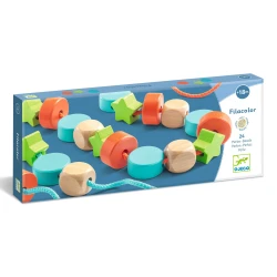 Navliekanie drevených korálok Tvary