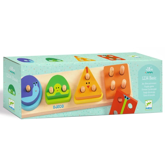 Drevené puzzle 1234 Basic
